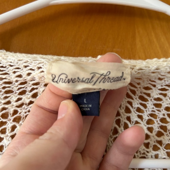 long, open-front knit cardigan - Picture 2 of 2